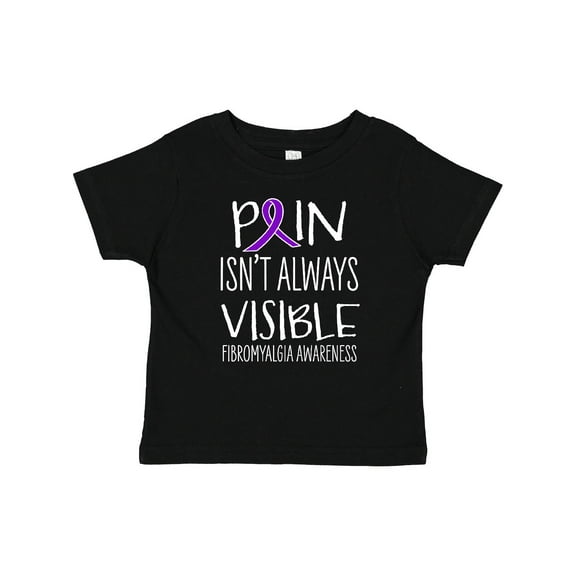 Inktastic Fibromyalgia Awareness Pain Isn't Always Visible Boys or Girls Baby T-Shirt