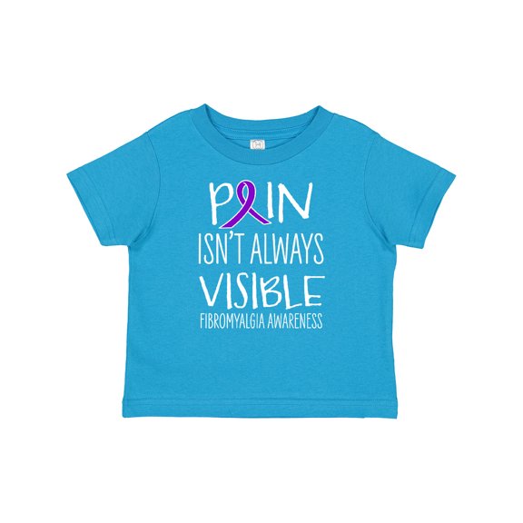 Inktastic Fibromyalgia Awareness Pain Isn't Always Visible Boys or Girls Baby T-Shirt
