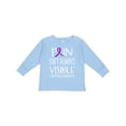 thumbnail image 1 of Inktastic Fibromyalgia Awareness Pain Isn't Always Visible Boys or Girls Long Sleeve Toddler T-Shirt, 1 of 5