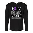 thumbnail image 1 of Inktastic Fibromyalgia Awareness Pain Isn't Always Visible Long Sleeve T-Shirt, 1 of 5