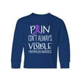 thumbnail image 1 of Inktastic Fibromyalgia Awareness Pain Isn't Always Visible Long Sleeve Youth T-Shirt, 1 of 5
