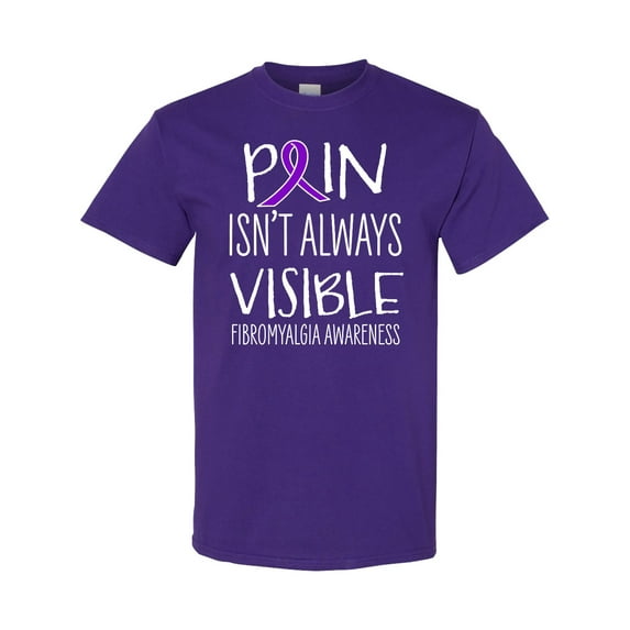 Inktastic Fibromyalgia Awareness Pain Isn't Always Visible T-Shirt