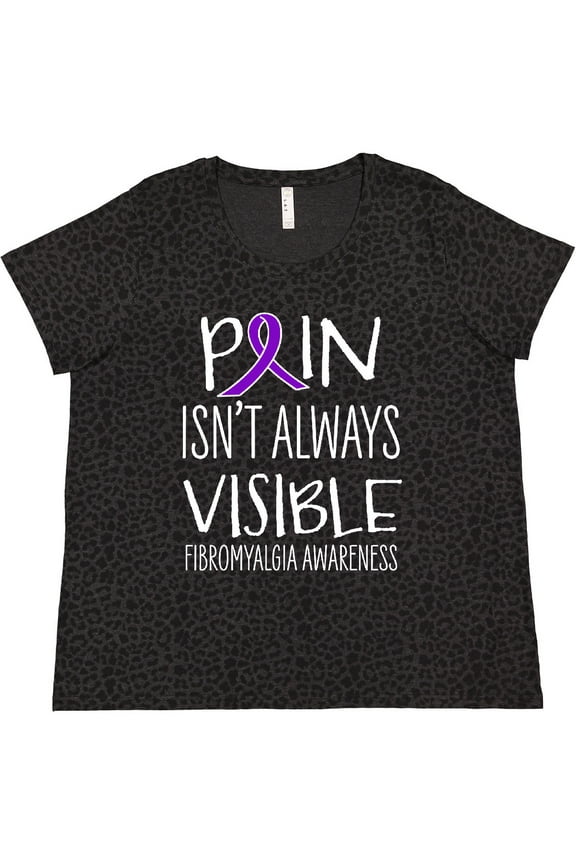 Fibromyalgia Awareness Pain Isn't Always Visible Women's Plus Size T-Shirt