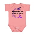 thumbnail image 1 of Inktastic Fibromyalgia Awareness butterfly ribbon Boys or Girls Baby Bodysuit, 1 of 5