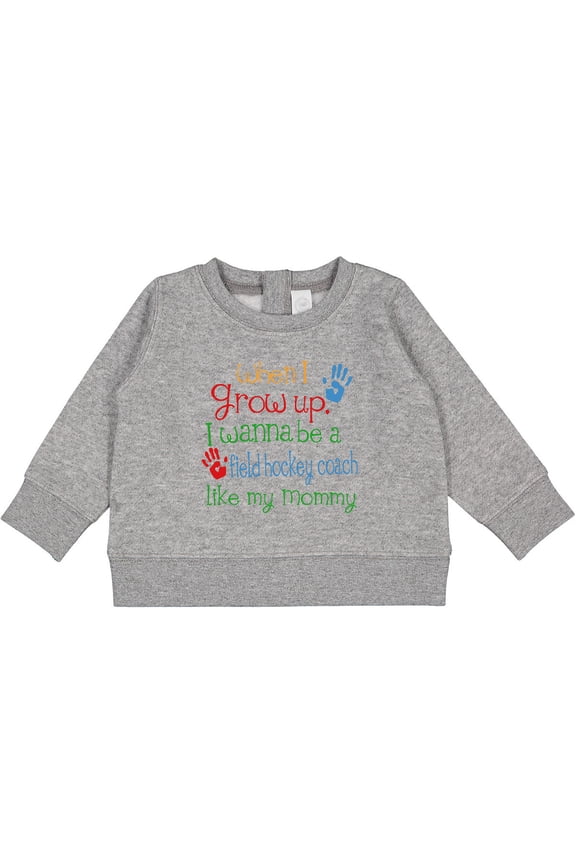 Field Hockey Coach Like Mommy Baby Sweatshirt