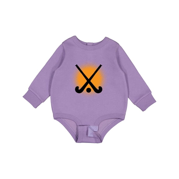 Inktastic Field Hockey Player Team Coach Baby Fleece Bodysuit