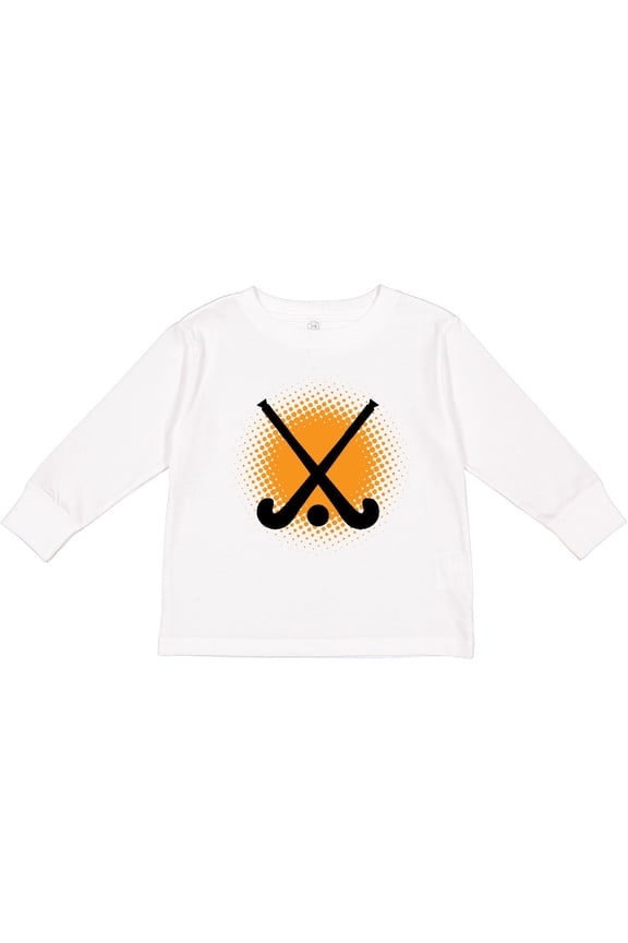Field Hockey Player Team Coach Boys or Girls Long Sleeve Toddler T-Shirt
