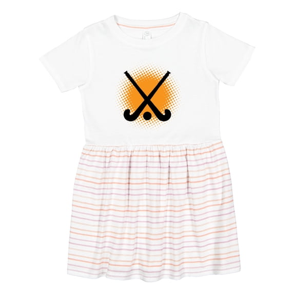 Inktastic Field Hockey Player Team Coach Girls Toddler Dress