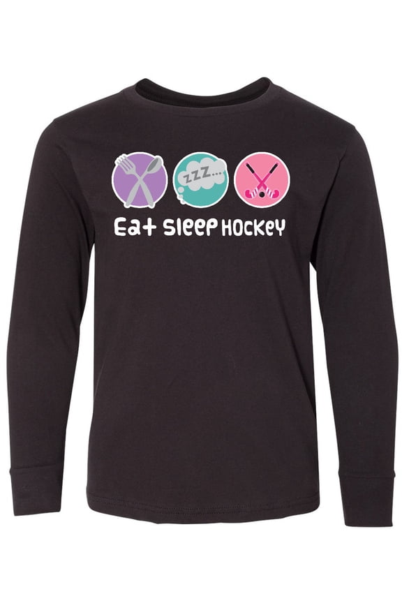Field Hockey Sports Team Coach Long Sleeve Youth T-Shirt