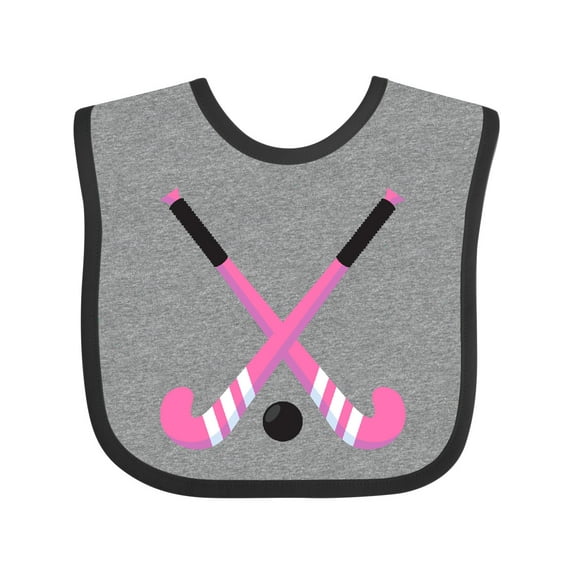 Inktastic Field Hockey Sticks Girls Baby Bib