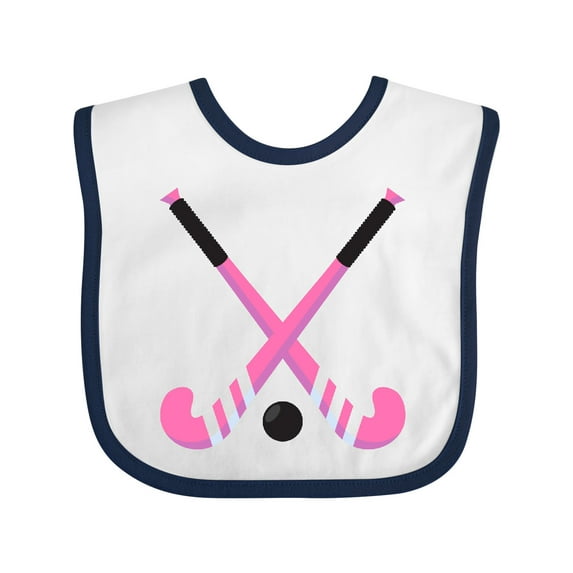 Inktastic Field Hockey Sticks Girls Baby Bib