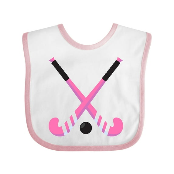 Inktastic Field Hockey Sticks Girls Baby Bib