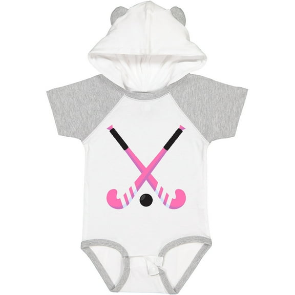 Inktastic Field Hockey Sticks Girls Baby Bodysuit
