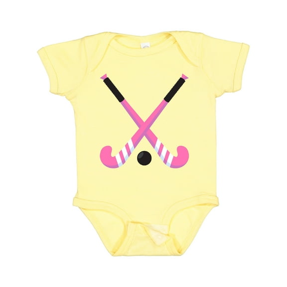 Inktastic Field Hockey Sticks Girls Baby Bodysuit