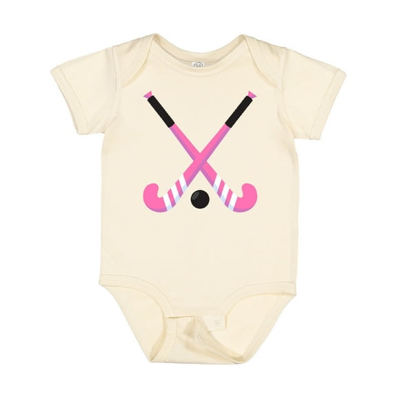 Inktastic Field Hockey Sticks Girls Baby Bodysuit