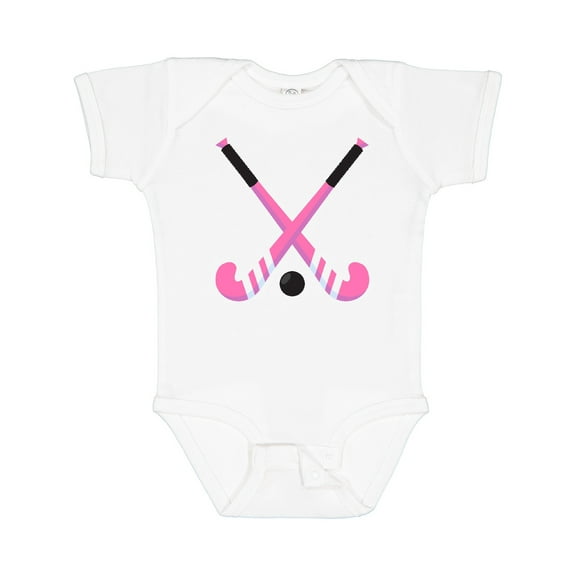 Inktastic Field Hockey Sticks Girls Baby Bodysuit