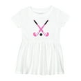 thumbnail image 1 of Inktastic Field Hockey Sticks Girls Baby Dress, 1 of 5