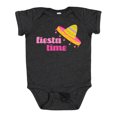 thumbnail image 1 of Inktastic Fiesta Pink Sombrero Girls Baby Bodysuit, 1 of 5