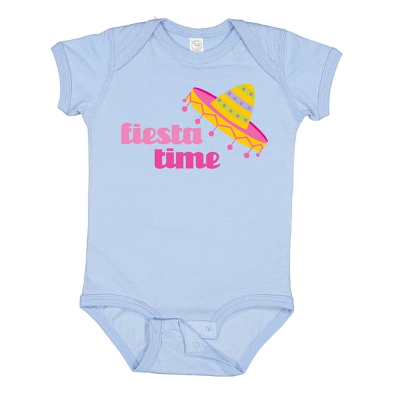 Inktastic Fiesta Pink Sombrero Girls Baby Bodysuit