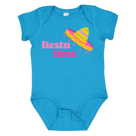 Inktastic Fiesta Pink Sombrero Girls Baby Bodysuit