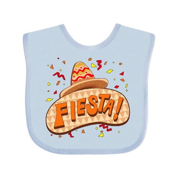 Inktastic Fiesta Sombrero Party for Cinco De Mayo Boys or Girls Baby Bib