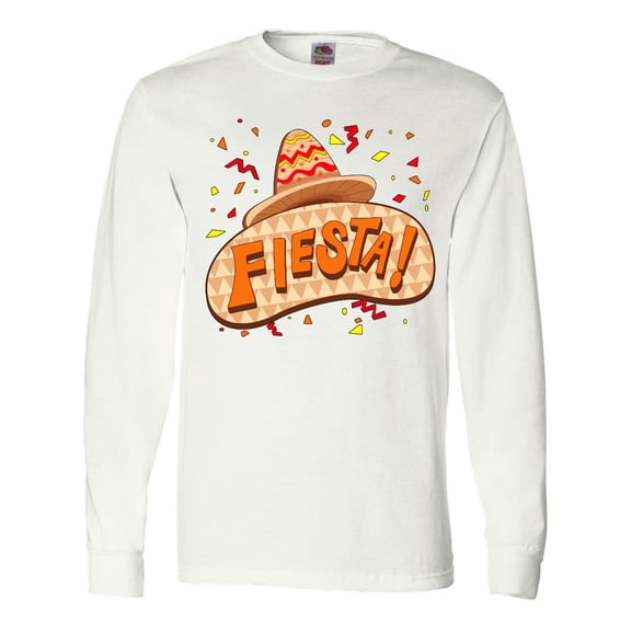 Inktastic Fiesta Sombrero Party for Cinco De Mayo Long Sleeve T-Shirt