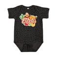 thumbnail image 1 of Inktastic Fiesta with Sombrero Taco Cactus Lime Red Pepper and Guitar in Background Boys or Girls Baby Bodysuit, 1 of 5