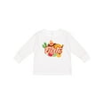 thumbnail image 1 of Inktastic Fiesta with Sombrero Taco Cactus Lime Red Pepper and Guitar in Background Boys or Girls Long Sleeve Toddler T-Shirt, 1 of 5