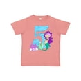 thumbnail image 1 of Inktastic Fifth Birthday Mermaid Girls Toddler T-Shirt, 1 of 5