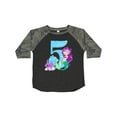 thumbnail image 1 of Inktastic Fifth Birthday Mermaid Girls Toddler T-Shirt, 1 of 5