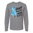 thumbnail image 1 of Inktastic Fight Against Cancer Prostate Cancer Awareness Long Sleeve T-Shirt, 1 of 5
