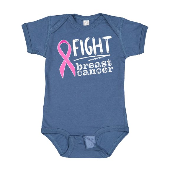 Inktastic Fight Breast Cancer Pink Ribbon Boys or Girls Baby Bodysuit