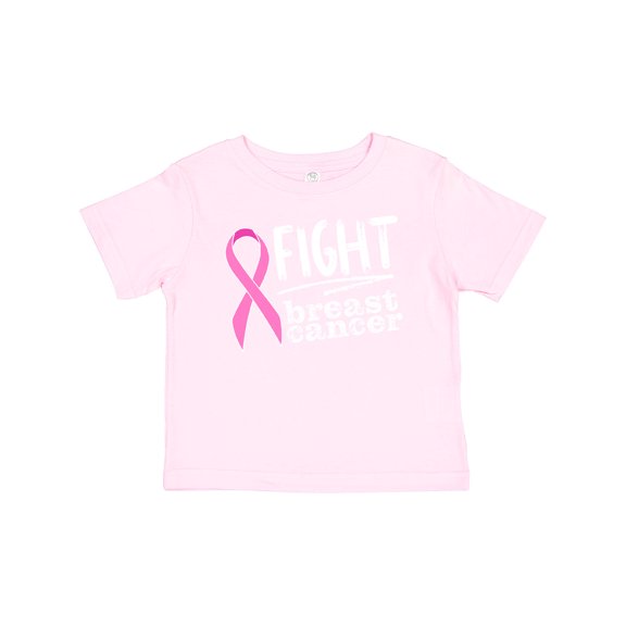 Inktastic Fight Breast Cancer Pink Ribbon Boys or Girls Baby T-Shirt