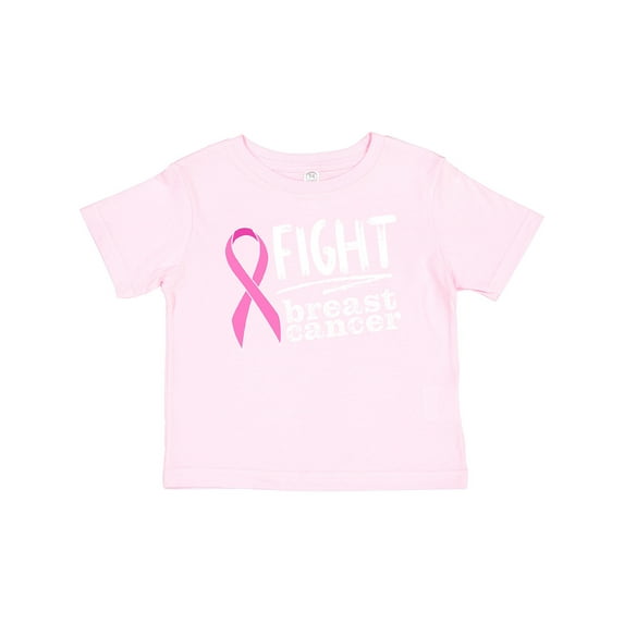 Inktastic Fight Breast Cancer Pink Ribbon Boys or Girls Baby T-Shirt
