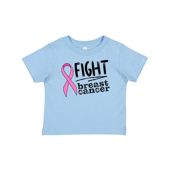 Inktastic Fight Breast Cancer Pink Ribbon Boys or Girls Baby T-Shirt