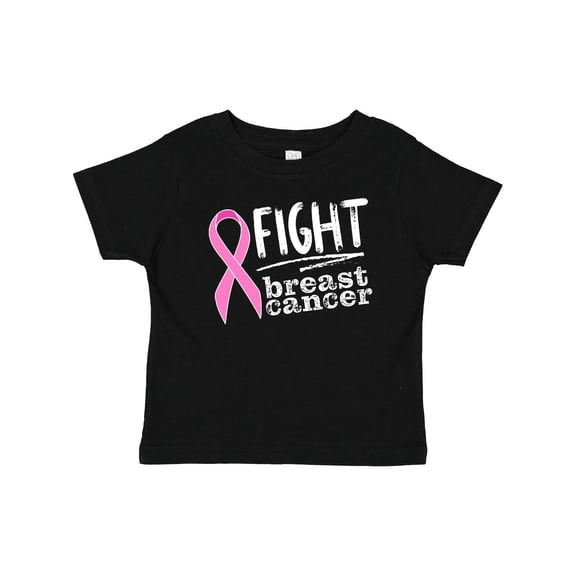 Inktastic Fight Breast Cancer Pink Ribbon Boys or Girls Baby T-Shirt