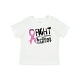 thumbnail image 1 of Inktastic Fight Breast Cancer Pink Ribbon Boys or Girls Baby T-Shirt, 1 of 5