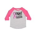 thumbnail image 1 of Inktastic Fight Breast Cancer Pink Ribbon Boys or Girls Toddler T-Shirt, 1 of 5