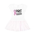 thumbnail image 1 of Inktastic Fight Breast Cancer Pink Ribbon Girls Toddler Dress, 1 of 4