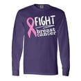 thumbnail image 1 of Inktastic Fight Breast Cancer Pink Ribbon Long Sleeve T-Shirt, 1 of 5