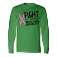 thumbnail image 1 of Inktastic Fight Breast Cancer Pink Ribbon Long Sleeve T-Shirt, 1 of 5