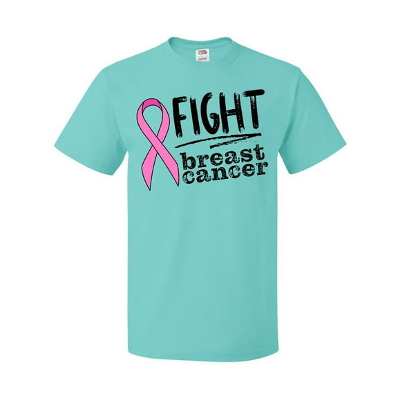 Inktastic Fight Breast Cancer Pink Ribbon T-Shirt