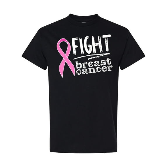 Inktastic Fight Breast Cancer Pink Ribbon T-Shirt