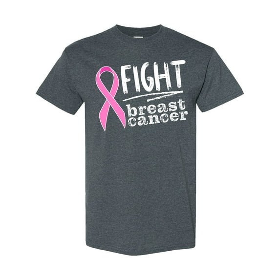 Inktastic Fight Breast Cancer Pink Ribbon T-Shirt