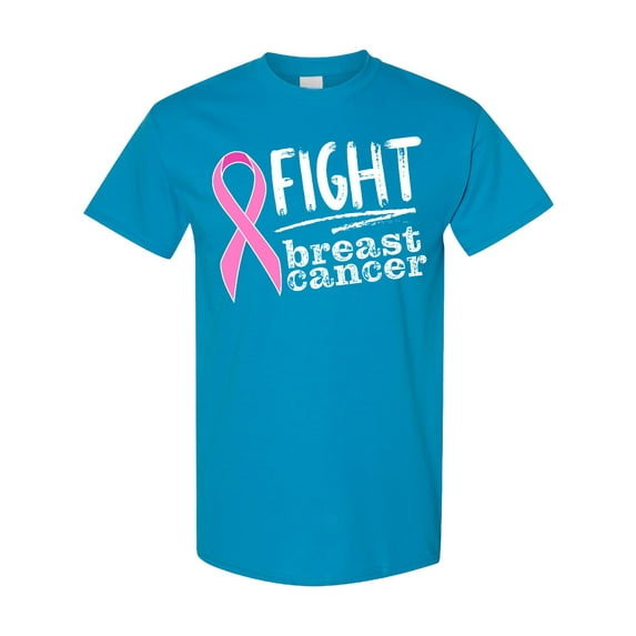 Inktastic Fight Breast Cancer Pink Ribbon T-Shirt