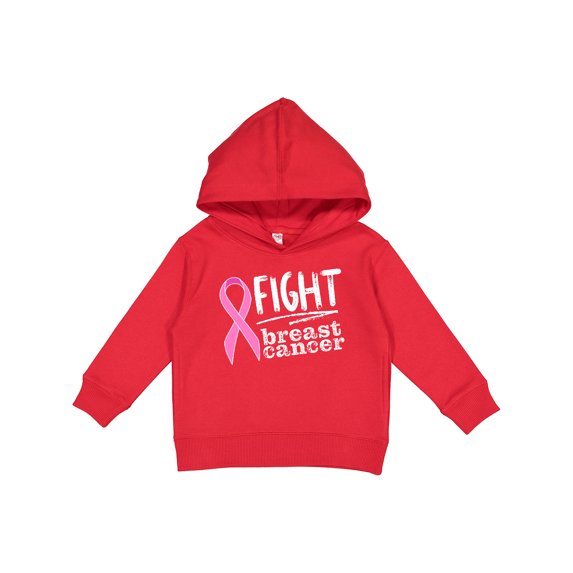 Inktastic Fight Breast Cancer Pink Ribbon Toddler Hoodie