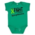 thumbnail image 1 of Inktastic Fight Lymphoma Lime Ribbon Boys or Girls Baby Bodysuit, 1 of 5