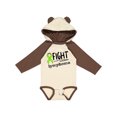 thumbnail image 1 of Inktastic Fight Lymphoma Lime Ribbon Boys or Girls Long Sleeve Baby Bodysuit, 1 of 5