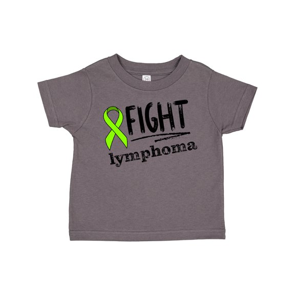 Inktastic Fight Lymphoma Lime Ribbon Boys or Girls Toddler T-Shirt