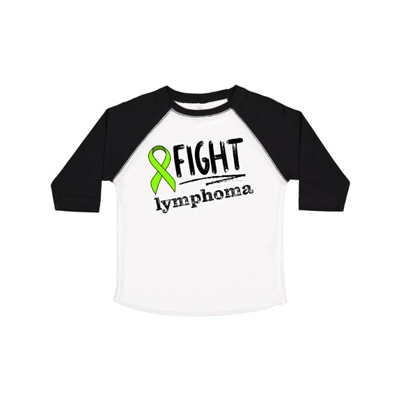 Inktastic Fight Lymphoma Lime Ribbon Boys or Girls Toddler T-Shirt